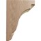 Ekena Millwork 5 1/4"W x 7 1/4"D x 9 1/2"H Bedford Bracket, Mahogany BKTW05X07X10BEGM - alternate 4
